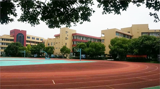 新堰案例-溫州龍港第三中學外墻工程